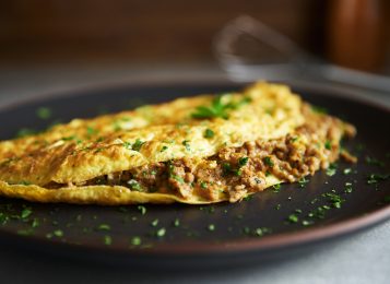 Avgokalamoura - Ground Meat Omelet