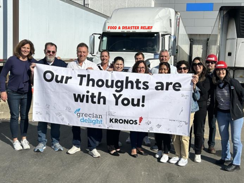 Grecian Delight | Kronos Donates Over 150,000 Servings of Food and Essential Supplies to Hurricane Relief Efforts